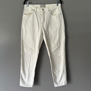 Everlane White Ankle Crop Jeans